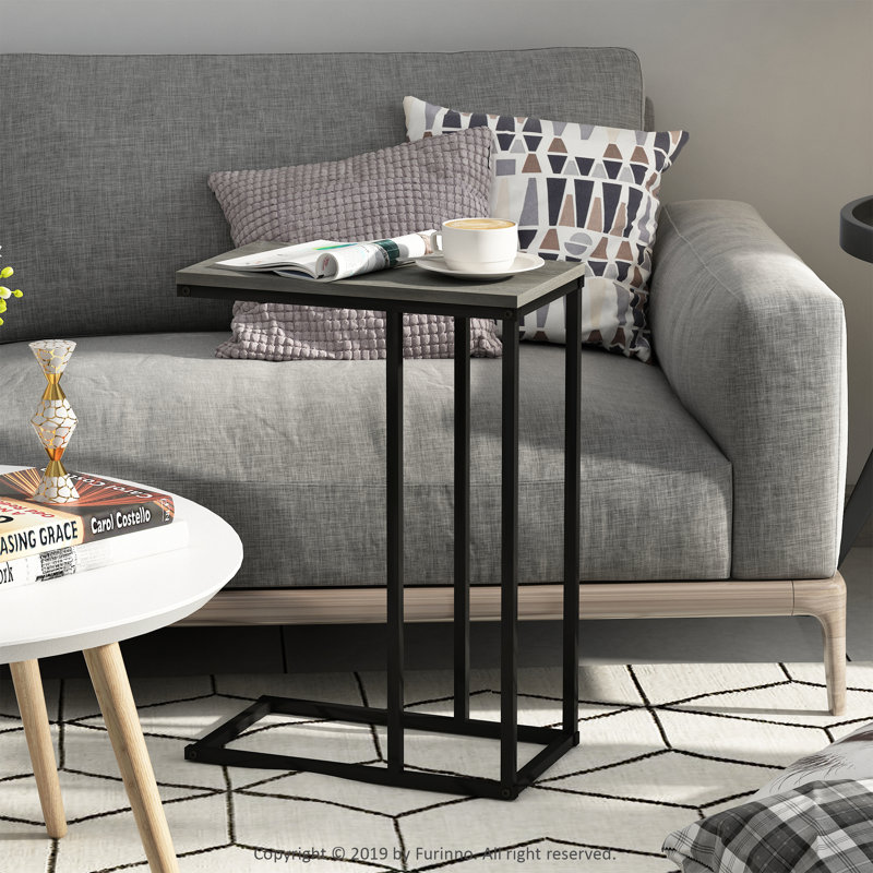 Cuddington Metal Frame Side Table, French Oak Grey