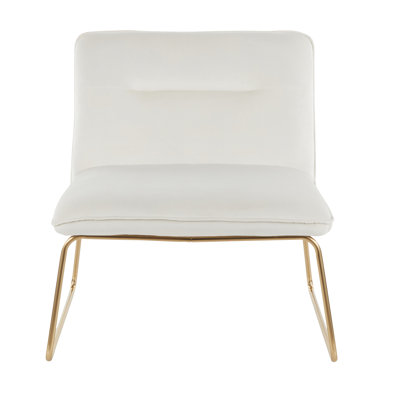 John-Stephan Velvet Slipper Chair
