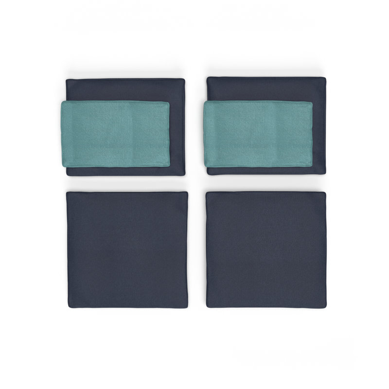 Castelli Outdoor Cushion Cover, Blue Olefin