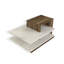 Table basse rectangulaire à usages multiples
