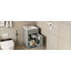 Meuble-lavabo de 20 po avec lavabo, armoire de salle de bain avec porte à fermeture douce, support de rangement et tablette réglable-844435024
