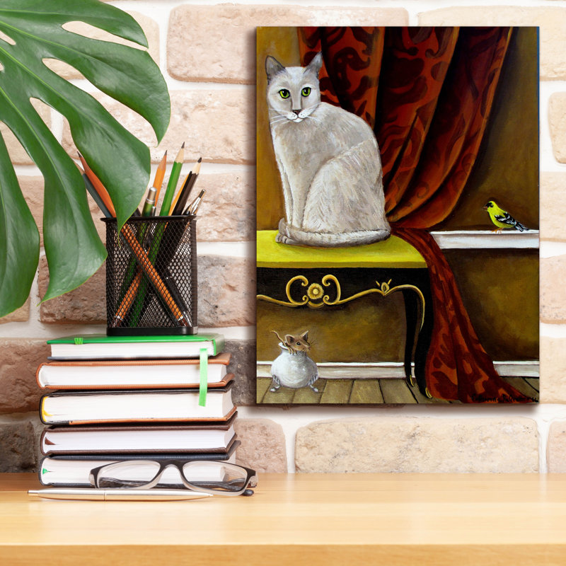 «Three Amigos» par Catherine A Nolin, art mural sur toile, H 16 po x l 12 po x P 0,75 po