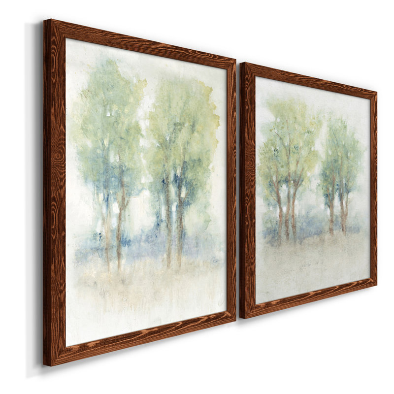 «Spontane Landscape I», toile encadrée de qualité supérieure - prête à être accrochée, H 20 po x l 34 po x P 1,5 po