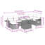 Vidaxl Garden Sofa Set Beige