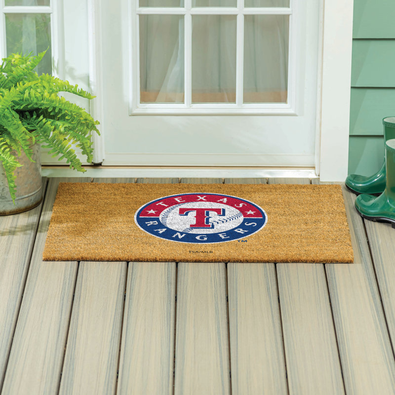 Grand tapis couleur coco Texas Rangers, 36 po x 24 po