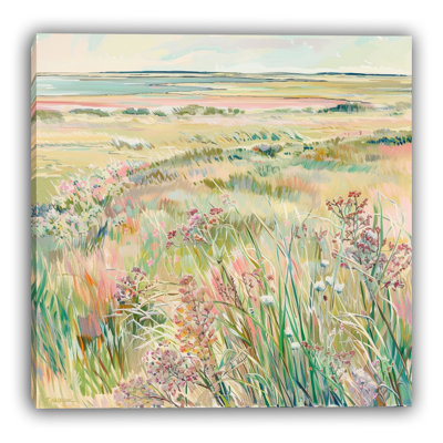Quiet Lagoon Wrapped Canvas Wall Art