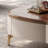 Modern walnut solid wood coffee table-103446945