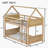 Sturdy and Versatile Twin Over Twin Bunk Bed with Safety Features and Space Optimization-156137749