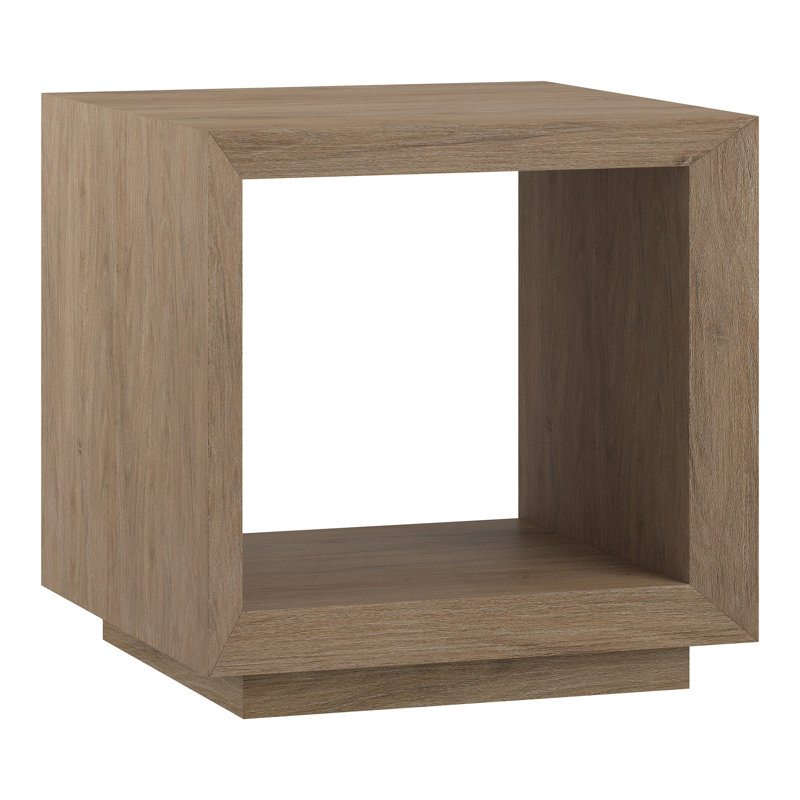 Avyon End Table, Antiqued Grey Oak