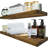 Rustic Wooden Floating Shelf (Set of 2), for Home Decor and Storage-501930270-499360692