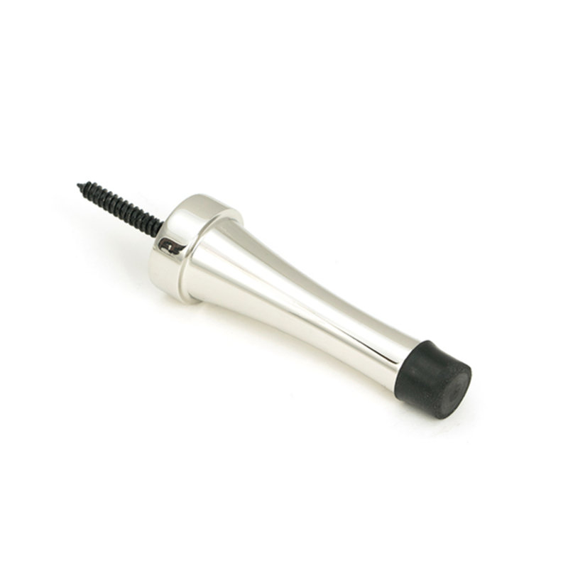 Stainless Steel Wall Fixed Door Stop, Polished Marine