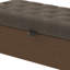 Banc de rangement avec repose-pieds Banc de chambre rembourré avec rangement-317949684
