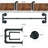 41.5'' Metal Wall Mounted Clothes Rack