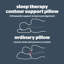  Sleep Therapy Contour Support Pillow