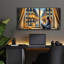  «Twilight In Paris» par Rey Klimt, art mural en verre acrylique, 48 po x 24 po