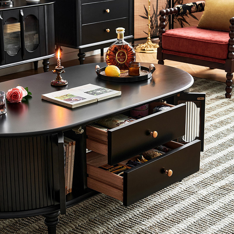 Table basse multifonctionnelle, H 19,88 po x L 51,18 po x l 29,72 po