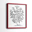 Reproduction encadrée de qualité I - Premium de B&W Plant - prêt à être accroché - aucun clou requis - aucun clou requis-94726758-94726747
