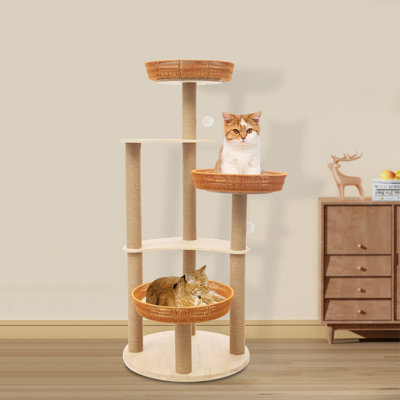 Grattoir pour chat et nid