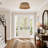 19.7" 5-Light Hand-Woven Rattan Drum Flush Mount Ceiling Light