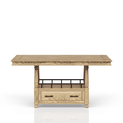 Table de comptoir - finition caramel