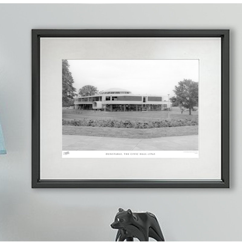 Dunstable, The Civic Hall C1965 - Single Picture Frame Print, 28cm H X 36cm W x 2cm D