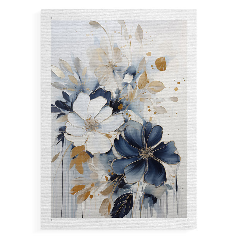 FLORAL Series CECXII - Impression sur toile seulement - NON CADRE, H 36 po x l 24 po