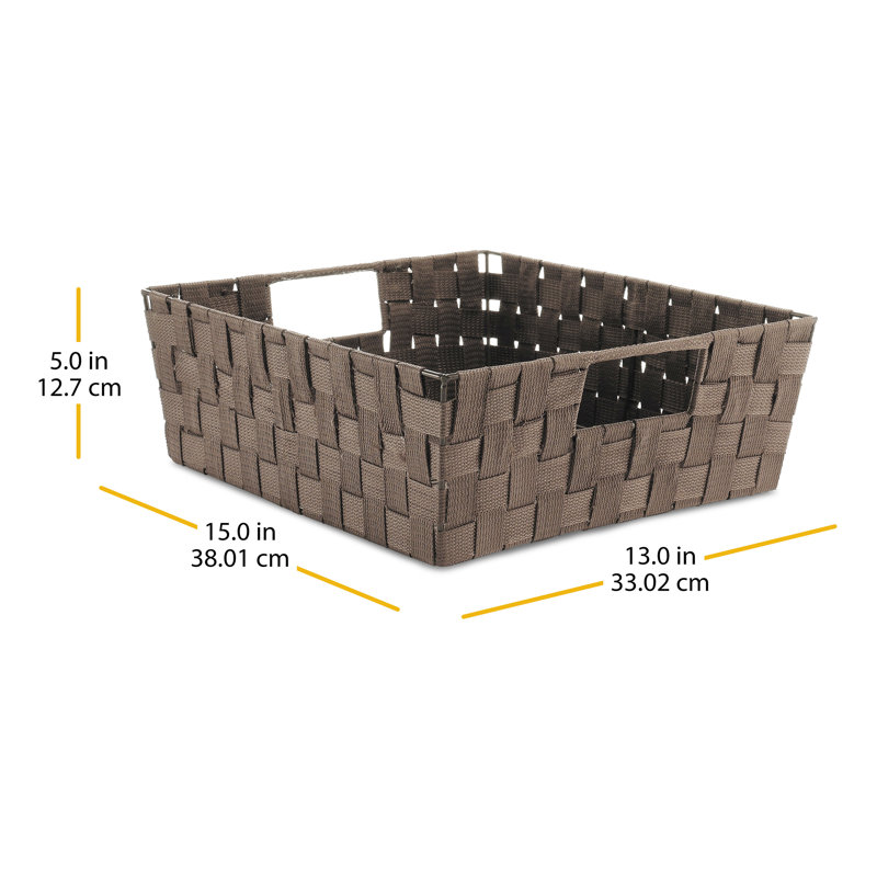 Cube en tissu durable fourre-tout vladimir, Café