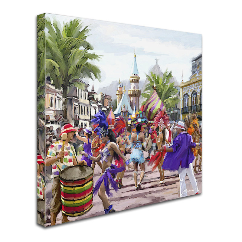 Armand «Rio», reproduction sur toile, H 14 po x l 14 po x P 2 po