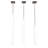 Montant 3 - Light Nickel LED Kitchen Island Pendant