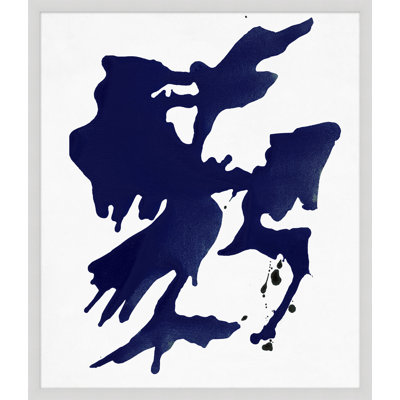 Rorschach 3 par Hamptons - Peinture encadrée sur papier