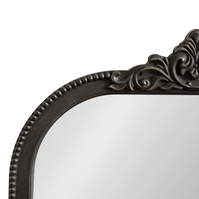 Miroir mural Hillenbrand, 38 po x 24 po, Noir