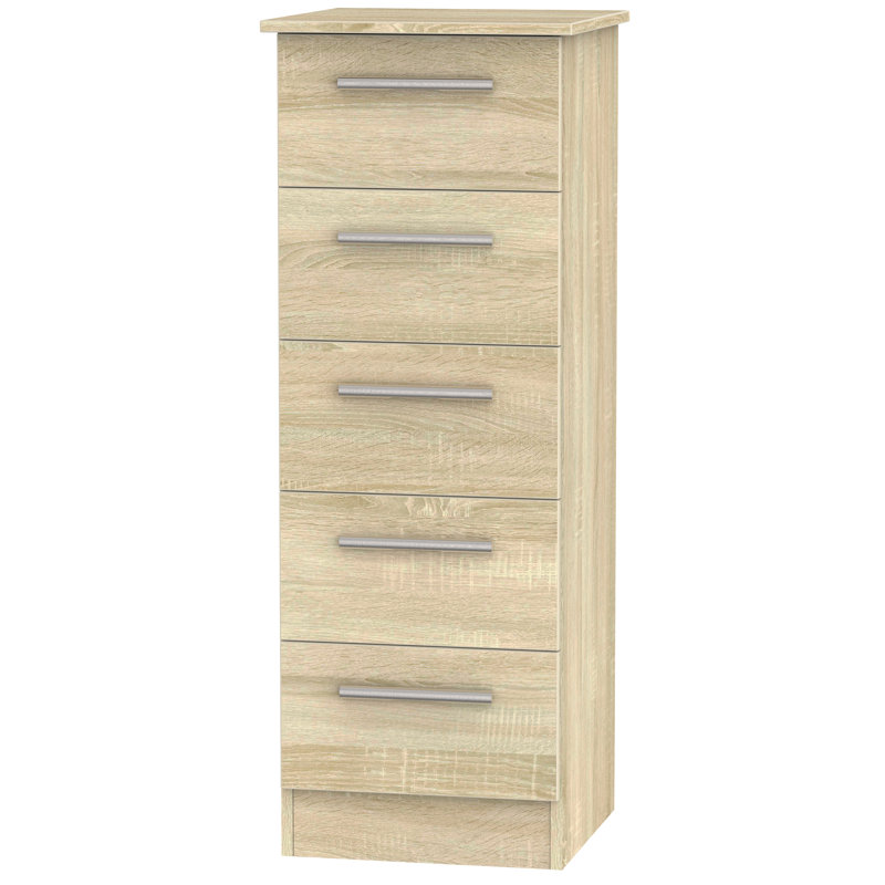 Fully Assembled Chesler 5 Drawer Chest