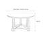 Table basse au design rétro