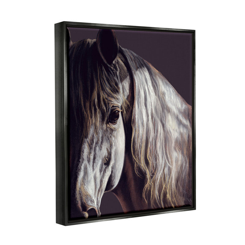 Gracie Oaks, Cadre flottant noir de jais, H 21 po x l 17 po x P 1,7 po