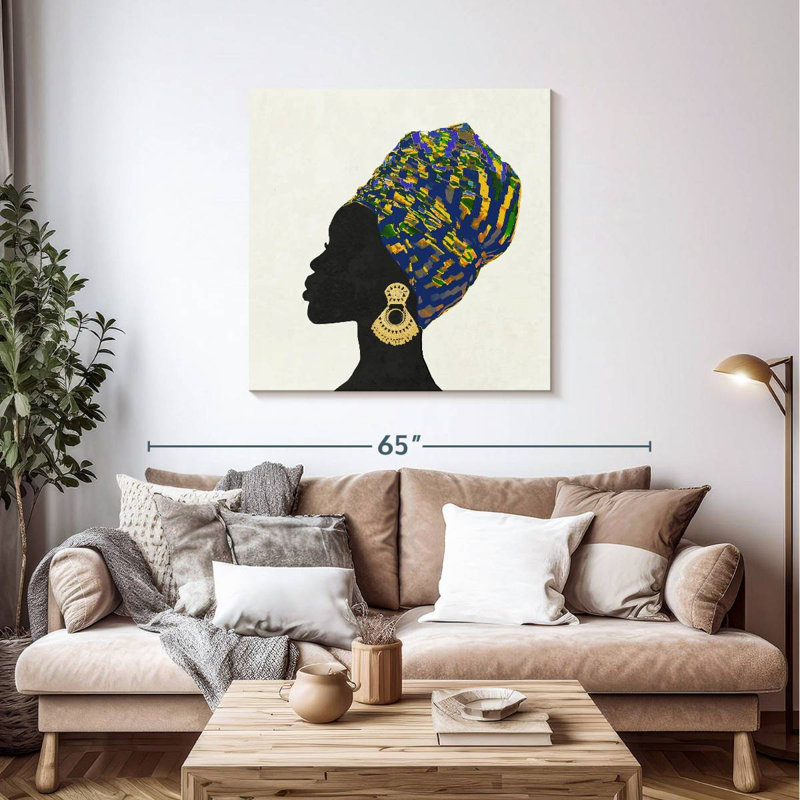 Leisha Kente II, H 39 po x l 39 po