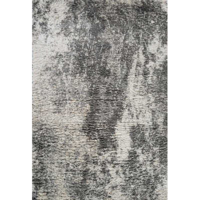 Elison Grey/Beige Indoor Plush Shag Rug