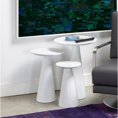 Tower Wood Low End Table