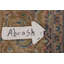 Tapis à motif floral vieilli 9 x 13