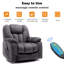 Upholstered Heated Massage Chair-1606133964
