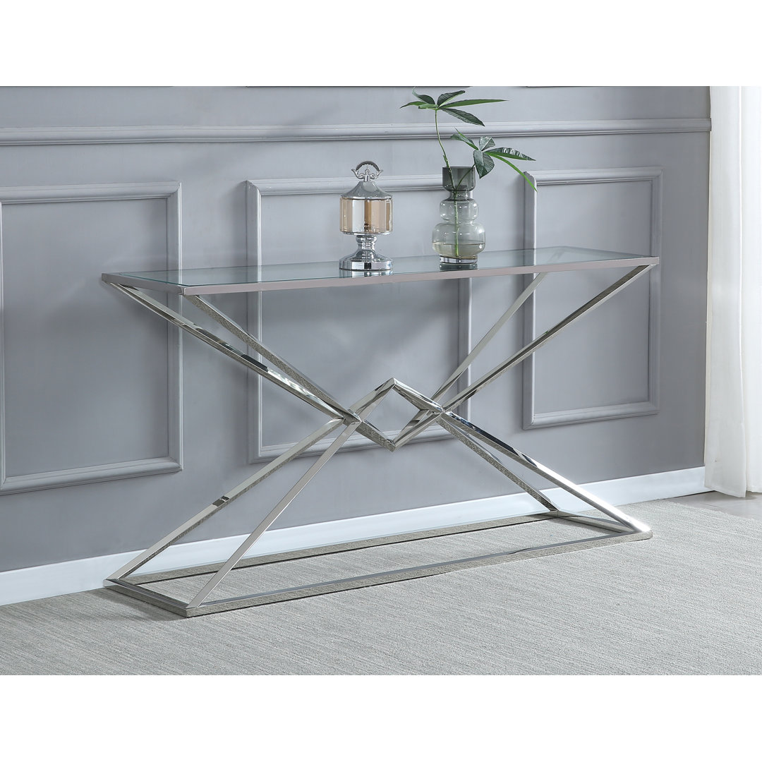 Connal 59'' Console Table Everly Quinn Table Base 