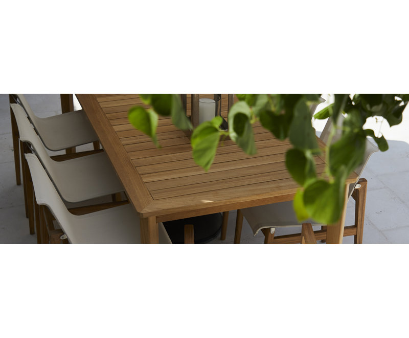 Coast Patio Dining Armchair, Canvas Sling