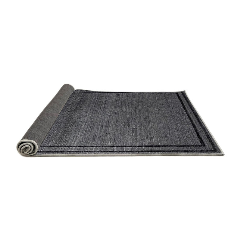Tapis gris anthracite Krull, Rond 3 pi