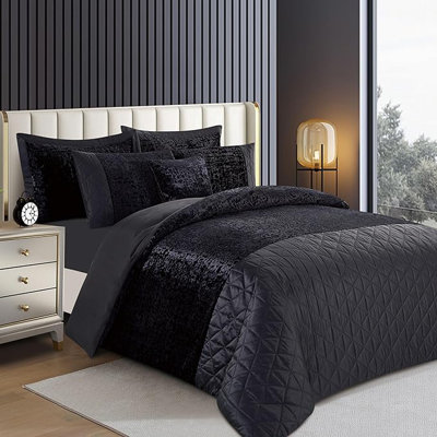 Aerith Solid Colour Duvet Cover Set with Pillowcases Included