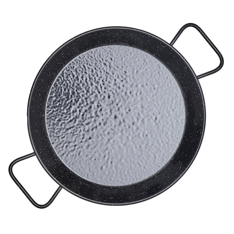Poêle à paella en acier émaillé Garcima, 12"