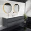 Meuble-lavabo mural double l 71 po x P 19,6 po x H 21,75 po Aurik-77133000