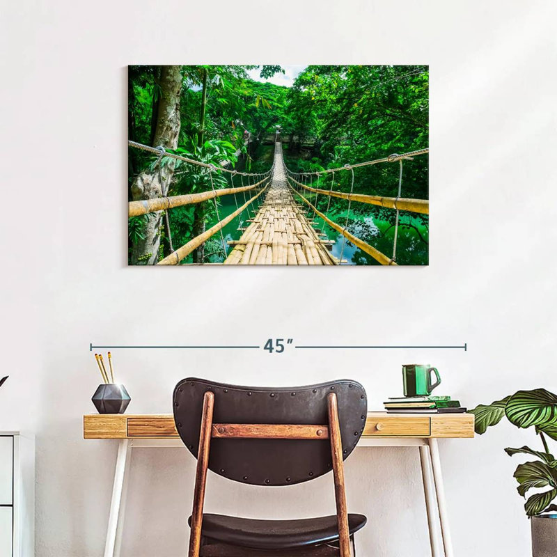 Lilie Bamboo Bridge, 24" H x 36" W