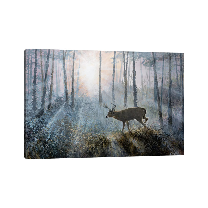 Deer Path IV 1 Piece Wrapped Canvas Wall Art, 30.48 cm H x 45.72 cm W