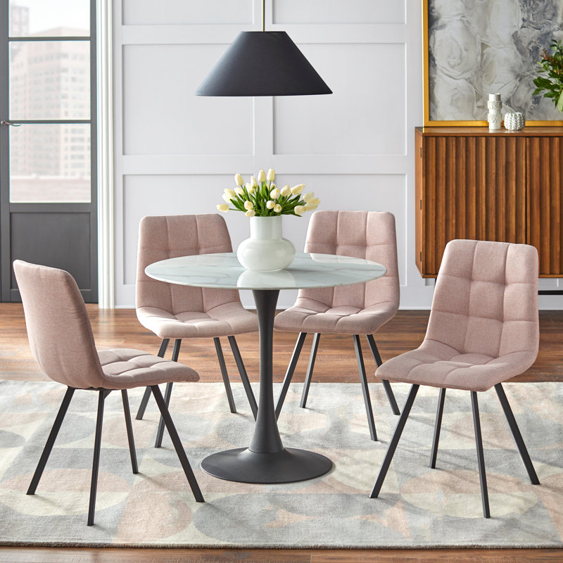 Ensemble repas pour 4 personnes Kristos, Rose