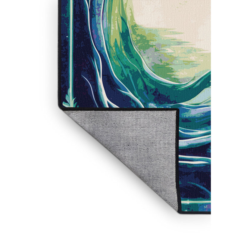Forest's Embrace Rug, Round 4'