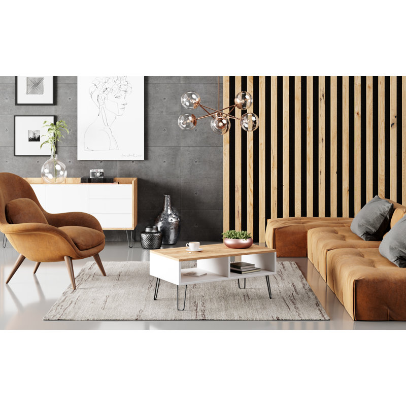Tessie Four Leg Coffee Table, White